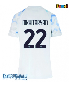 Inter Milan Henrikh Mkhitaryan #22 Tricou Fotbal Replică 2025-26 Femei Deplasare